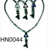 Colored Opal Beads Hematite Fish Pendant Beads Stone Chain Choker Fashion Women Necklace